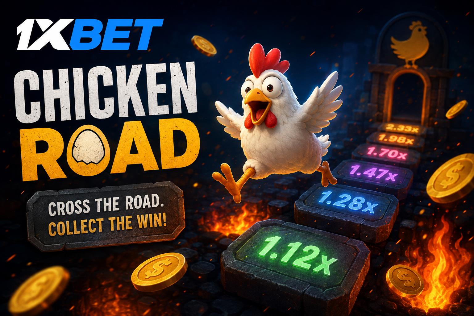 1xbet chicken road