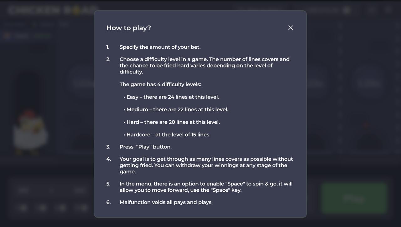 Chicken Road game review screen with multiplier and road gameplay