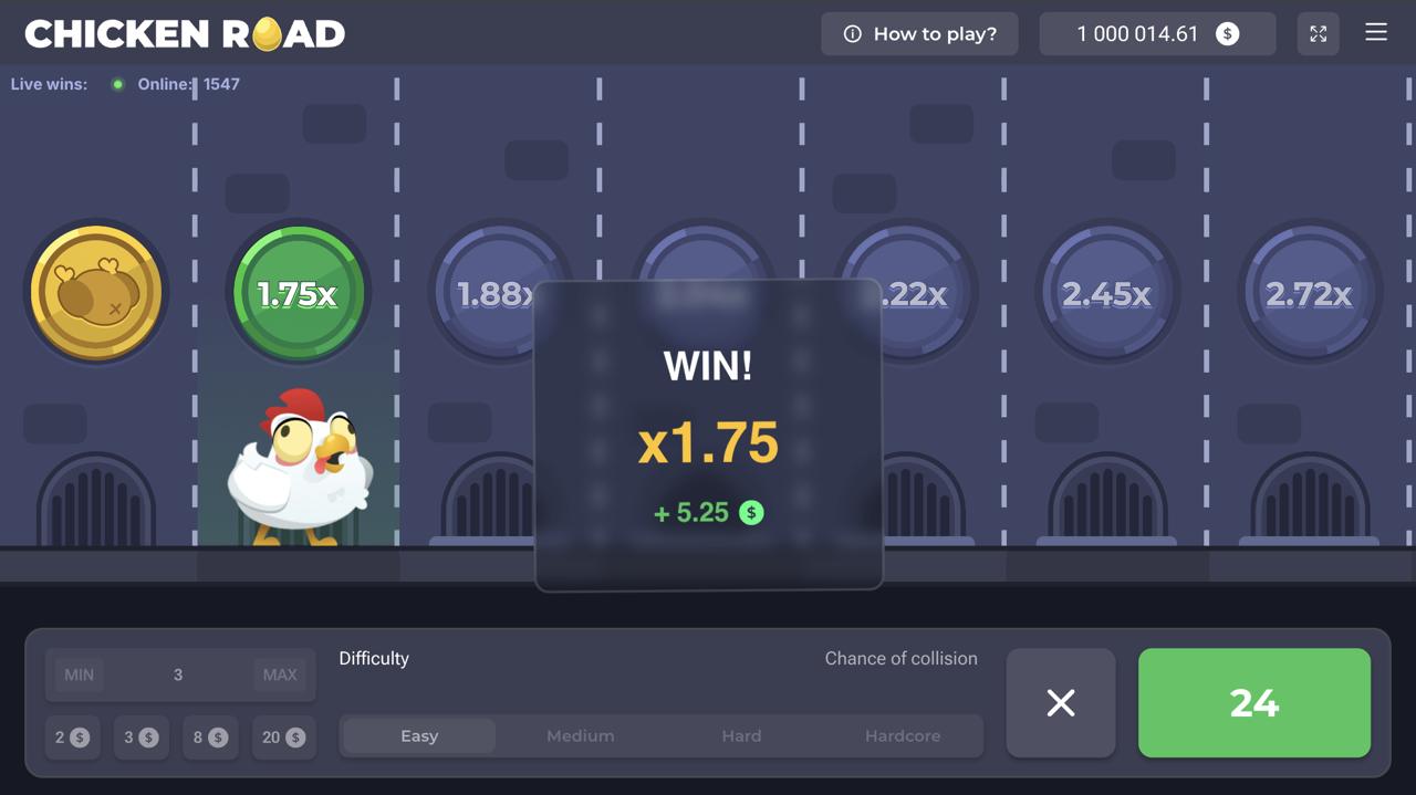 Chicken Road mobile gameplay on a smartphone in Canada